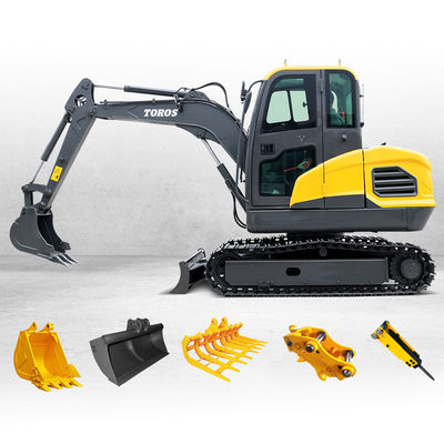 جودة  Powerful 1.2Ton Mini Hydraulic Excavator With 1200mm Track Length مصنع