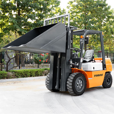 Heavy Lifting 2-3 Ton Diesel Forklift 3-4 Meters Overall Length