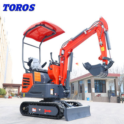 Municipal Works 1.2 Ton 0.8 Ton Mini Excavator Machine High Power