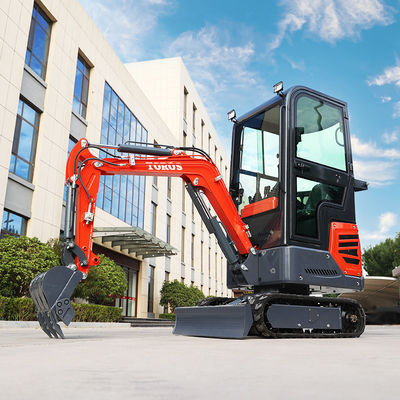 High Maneuverability Tiny Mini Excavator 1.2 Tonne 2870mm Transport Length
