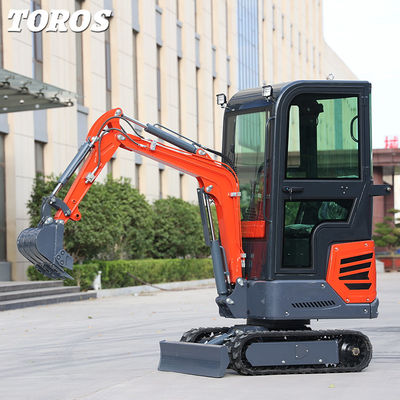 High Maneuverability Tiny Mini Excavator 1.2 Tonne 2870mm Transport Length