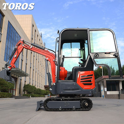 High Maneuverability Tiny Mini Excavator 1.2 Tonne 2870mm Transport Length