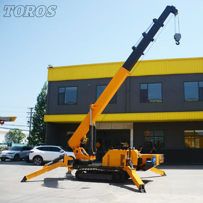 Durable Reliable Spider Lift Crane In Tight Spaces EURO 5 Certified