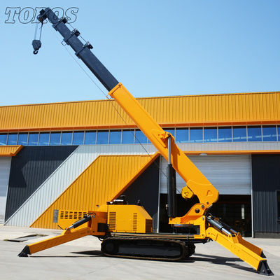 Span 16.8m Narrow Space Spider Crane For Construction And Industrial Applications