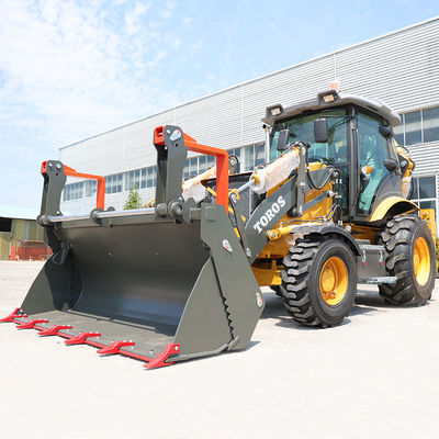 1m3 Bucket Backhoe Loader Machine For Construction Work User Friendly