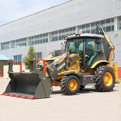 1m3 Bucket Backhoe Loader Machine For Construction Work User Friendly