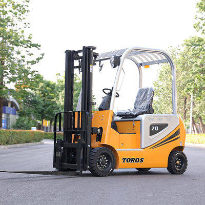 شراء Forklift,Electric Forklift TOROS Forklift electric power，Indoor and outdoor all-terrain forklifts online manufacture