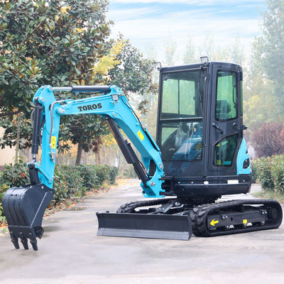 حفارة مجنزرة Toros Mini 2.6 طن معدات حفر صغيرة لإصلاح الطرق