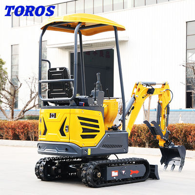 930mm عرض الهيكل الحفار الهيدروليكي المصغر 1.2 طن استهلاك منخفض