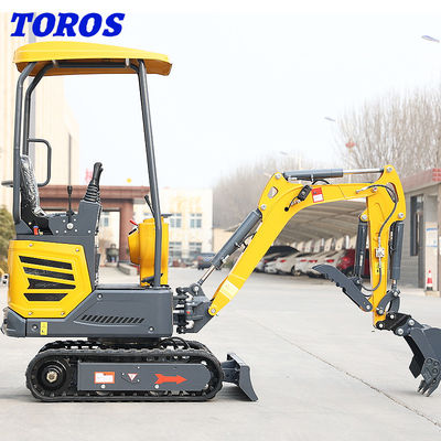 930mm عرض الهيكل الحفار الهيدروليكي المصغر 1.2 طن استهلاك منخفض