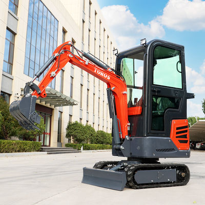 930mm عرض الهيكل الحفار الهيدروليكي المصغر 1.2 طن استهلاك منخفض