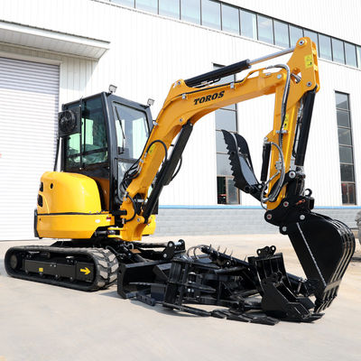 الحفرة الصغيرة 3.5 طن Kubota المحرك الحفرة الصغيرة CE EPA EURO5 الحفرة الصغيرة