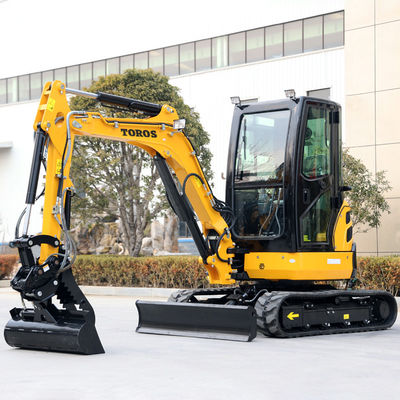 الحفرة الصغيرة 3.5 طن Kubota المحرك الحفرة الصغيرة CE EPA EURO5 الحفرة الصغيرة