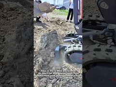 الأعمال البلدية 1.2 طن 0.8 طن آلة حفارة صغيرة عالية الطاقة